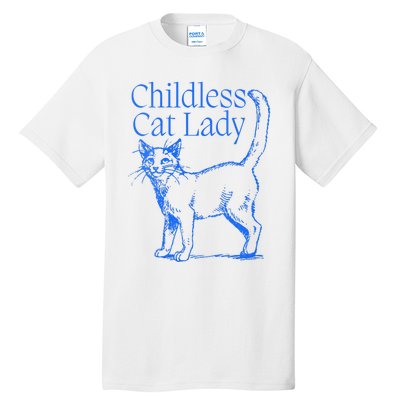 Childless Cat Lady Tall T-Shirt