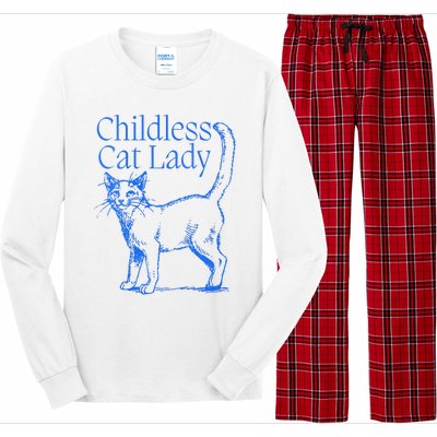 Childless Cat Lady Long Sleeve Pajama Set