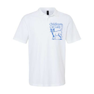 Childless Cat Lady Softstyle Adult Sport Polo