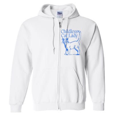 Childless Cat Lady Full Zip Hoodie