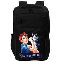 Childless Cat Ladies Vote Rosie The Riveter Impact Tech Backpack