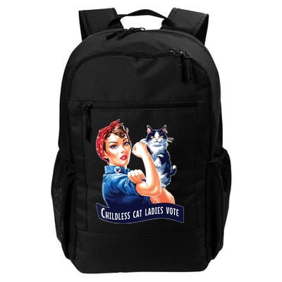 Childless Cat Ladies Vote Rosie The Riveter Backpack