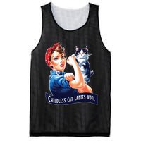 Childless Cat Ladies Vote Rosie The Riveter Mesh Reversible Basketball Jersey Tank