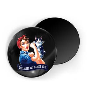 Childless Cat Ladies Vote Rosie The Riveter Magnet