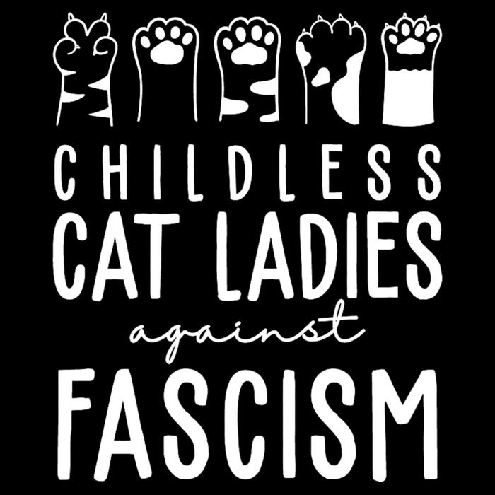 Childless Cat Ladies Against Fascism Proud Childless Cat Ladies Against Fascism Impact Tech Backpack