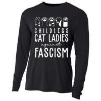 Childless Cat Ladies Against Fascism Proud Childless Cat Ladies Against Fascism Cooling Performance Long Sleeve Crew