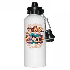 Childless Cat Ladies United Cat Ladies For Kamala Harris 2024 Aluminum Water Bottle