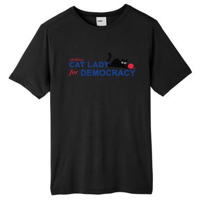 Childless Cat Lady Voting Election 2024 Usa Gift Tall Fusion ChromaSoft Performance T-Shirt