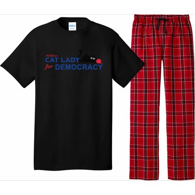 Childless Cat Lady Voting Election 2024 Usa Gift Pajama Set