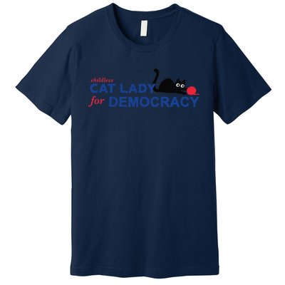 Childless Cat Lady Voting Election 2024 Usa Gift Premium T-Shirt