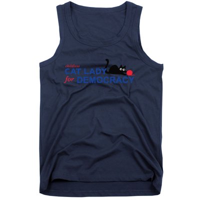 Childless Cat Lady Voting Election 2024 Usa Gift Tank Top