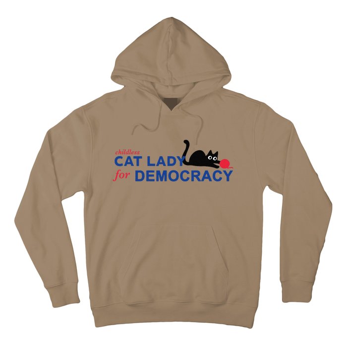 Childless Cat Lady Voting Election 2024 Usa Gift Hoodie