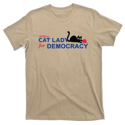 Childless Cat Lady Voting Election 2024 Usa Gift T-Shirt