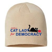 Childless Cat Lady Voting Election 2024 Usa Gift Sustainable Beanie