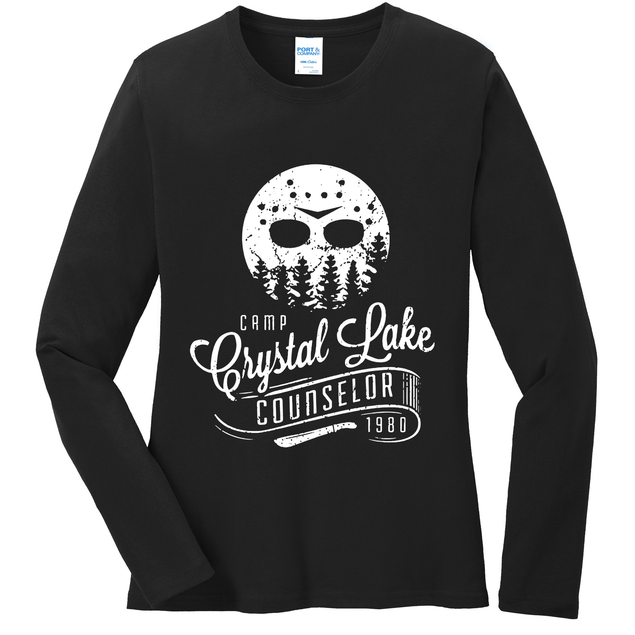 Camp Crystal Lake Counselor Ladies Long Sleeve Shirt