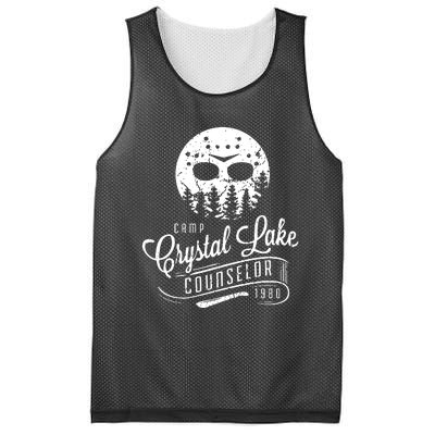 Camp Crystal Lake Counselor Mesh Reversible Basketball Jersey Tank