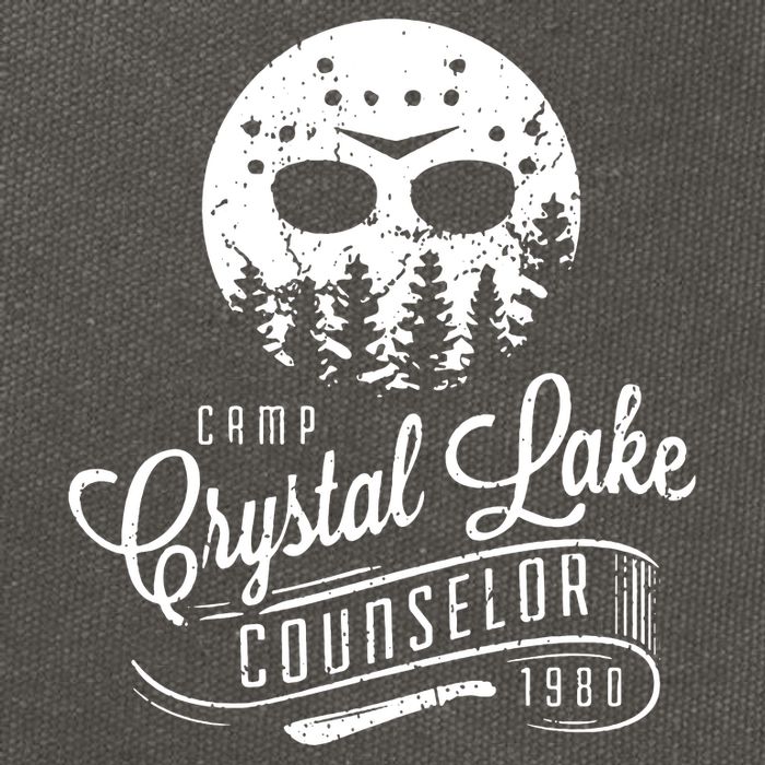 Camp Crystal Lake Counselor Cotton Canvas Backpack