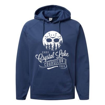 Camp Crystal Lake Counselor Performance Fleece Hoodie