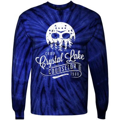 Camp Crystal Lake Counselor Tie-Dye Long Sleeve Shirt