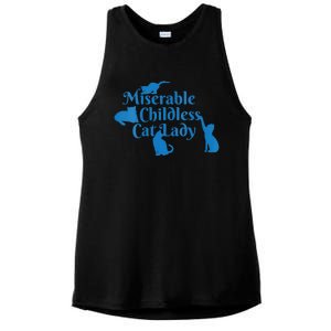 Childless Cat Lady 2024 Ladies Is Voting Kamala Ladies PosiCharge Tri-Blend Wicking Tank