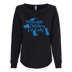 Childless Cat Lady 2024 Ladies Is Voting Kamala Womens California Wash Sweatshirt