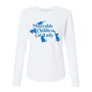 Childless Cat Lady 2024 Ladies Is Voting Kamala Womens Cotton Relaxed Long Sleeve T-Shirt