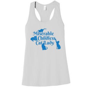 Childless Cat Lady 2024 Ladies Is Voting Kamala Women's Racerback Tank