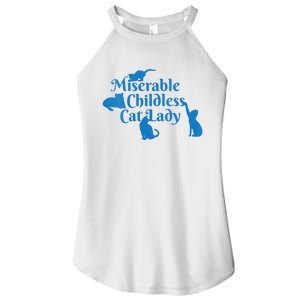 Childless Cat Lady 2024 Ladies Is Voting Kamala Women's Perfect Tri Rocker Tank