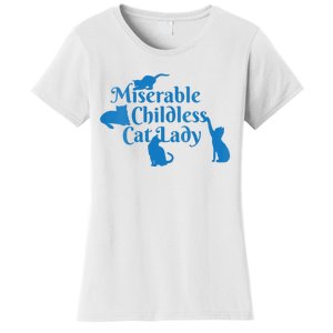 Childless Cat Lady 2024 Ladies Is Voting Kamala Women's T-Shirt