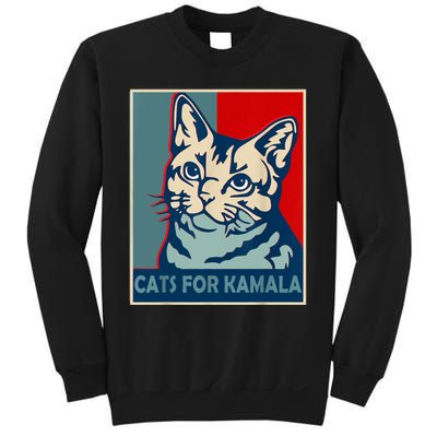 Childless Cat Lady Is Voting Kamala Harris President 2024 Sweatshirt