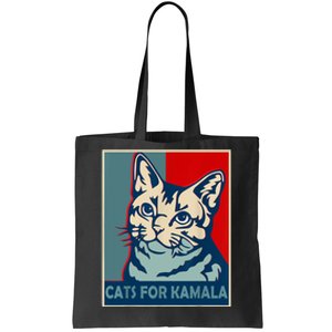 Childless Cat Lady Is Voting Kamala Harris President 2024 Tote Bag