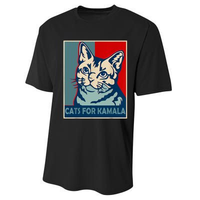 Childless Cat Lady Is Voting Kamala Harris President 2024 Performance Sprint T-Shirt