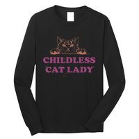 Childless Cat Lady Funny 2024 Long Sleeve Shirt