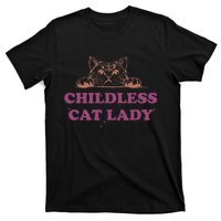 Childless Cat Lady Funny 2024 T-Shirt