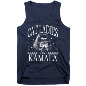 Childless Cat Lady Cat Ladies For Kamala Democrat Kamala Harris 2024 Tank Top