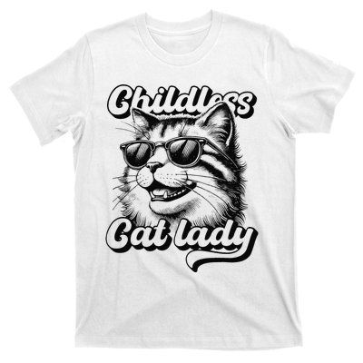 Childless Cat Lady Funny Cat Owner T-Shirt