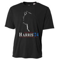 Childless Cat Lady Ladies For Kamala Harris Voting Kamala Cooling Performance Crew T-Shirt