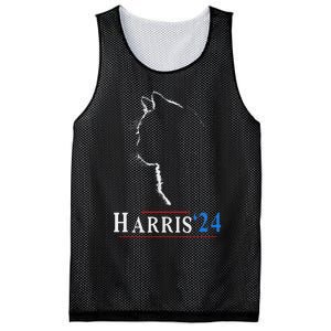 Childless Cat Lady Ladies For Kamala Harris Voting Kamala Mesh Reversible Basketball Jersey Tank