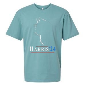 Childless Cat Lady Ladies For Kamala Harris Voting Kamala Sueded Cloud Jersey T-Shirt