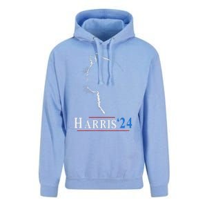 Childless Cat Lady Ladies For Kamala Harris Voting Kamala Unisex Surf Hoodie