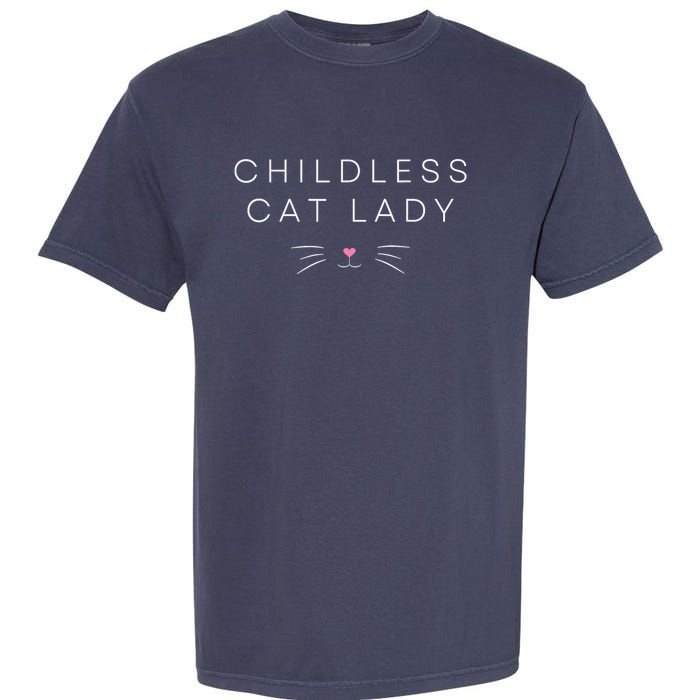 Childless Cat Lady Cute Voting Election 2024 Cat Lovers Kamala Harris 2024 Garment-Dyed Heavyweight T-Shirt