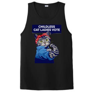 Childless Cat Ladies Vote Kamala Harris 2024 For President Kamala Harris 2024 PosiCharge Competitor Tank