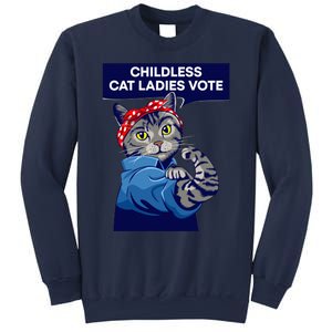 Childless Cat Ladies Vote Kamala Harris 2024 For President Kamala Harris 2024 Sweatshirt