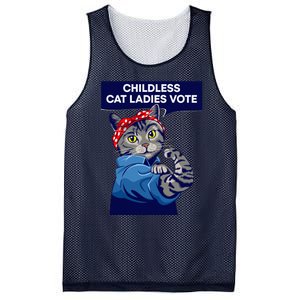 Childless Cat Ladies Vote Kamala Harris 2024 For President Kamala Harris 2024 Mesh Reversible Basketball Jersey Tank