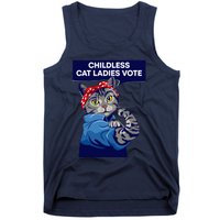 Childless Cat Ladies Vote Kamala Harris 2024 For President Kamala Harris 2024 Tank Top