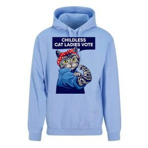 Childless Cat Ladies Vote Kamala Harris 2024 For President Kamala Harris 2024 Unisex Surf Hoodie