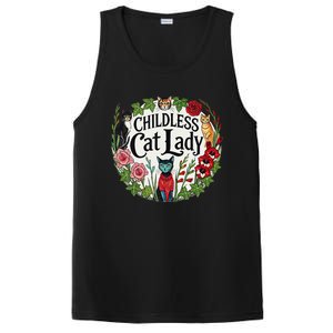 Childless Cat Lady Illustration PosiCharge Competitor Tank