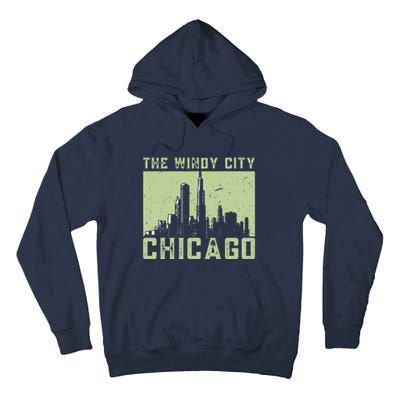 Chicago City Lover The Windy City Chicago Tall Hoodie