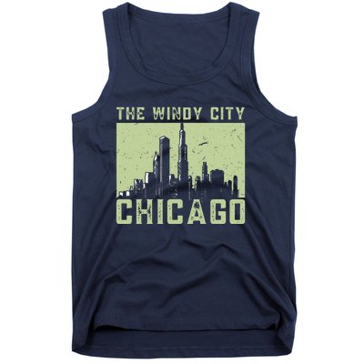 Chicago City Lover The Windy City Chicago Tank Top