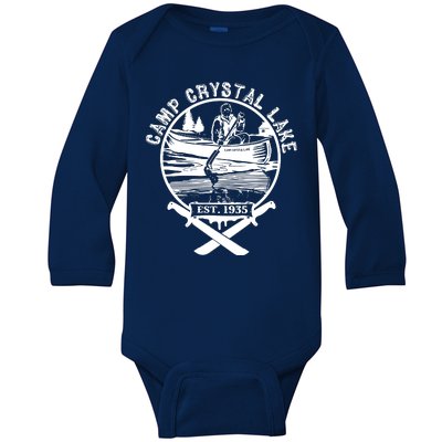 Camp Crystal Lake Baby Long Sleeve Bodysuit